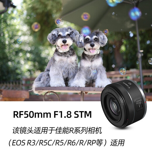 Canon RF50mm F1.8 full-frame small spittoon mirrorless fixed focus lens large aperture portrait lens RF50mm F1.8 STM