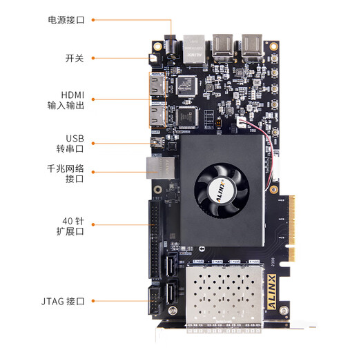 ALINX黑金FPGA开发板Xilinx zynq开发板zynq7035 7045 7100 ARM AX7Z100B 开发板