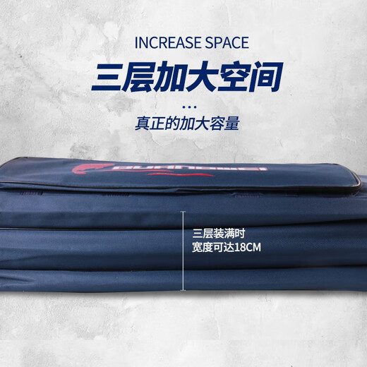 Guangwei (GW) 1.2m fishing gear bag fishing gear equipment rod bag GW-1.2m*17cm three-layer wire rod bag