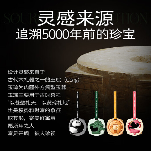 Netease Yanxuan Auto Weihrauch Hang Aromatherapie Auto Parfüm -Auto Ornamente, Autogeruchentfernung und Pflanzenextraktionszutaten im Auto, Panda -Stil