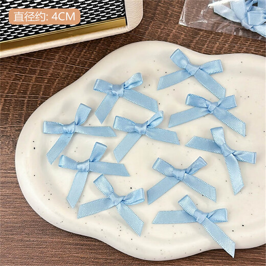Dai Yan DIY small bow accessories with card packaging materials small card packaging decoration accessories accessories 30 pieces DIY bow accessories random 3 packs of 30 pieces