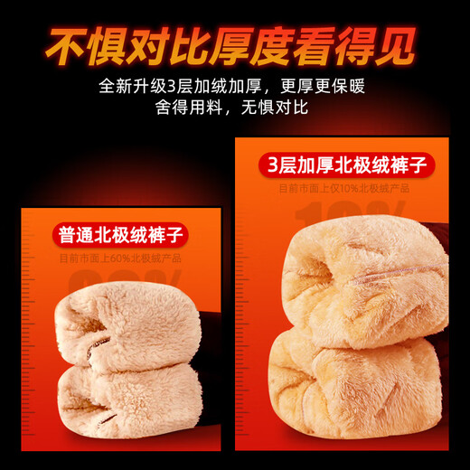 Baleno three-proof down cotton pants men's winter heavyweight American retro warm casual pants trendy plus velvet thickened leggings