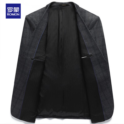 Romon suit men's four seasons slim professional formal wear men's elastic suit suit business wedding dress men's clothing