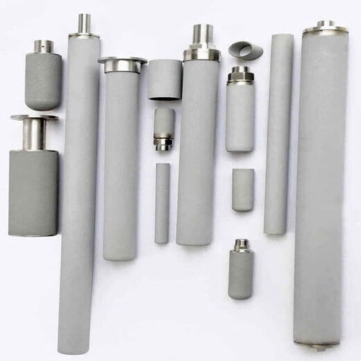 XMSJ Titanium Rod Filtre élément alliage en acier inoxydable Mesh Mesh 316L Voleur Vacuum Flue Gas Poussière de vapeur aération Aération Titane Tile Filtre Élément de diamètre 30x1484
