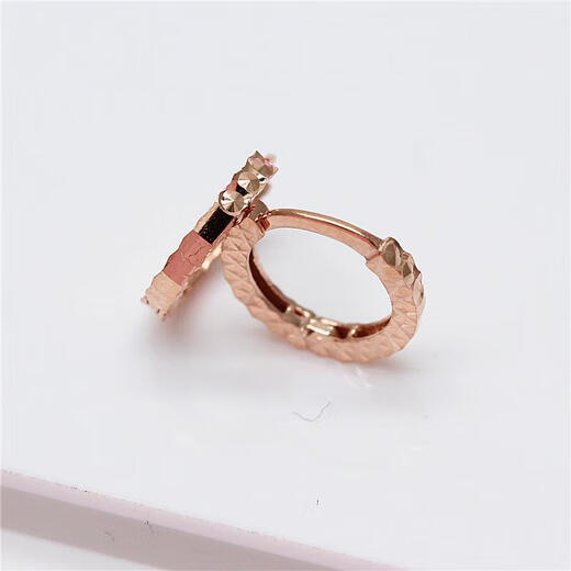 Quality 18k color gold plated earrings Kamathana 585 Russian purple gold personalized temperament baby's breath earrings baby's breath earrings (pair of rose gold)