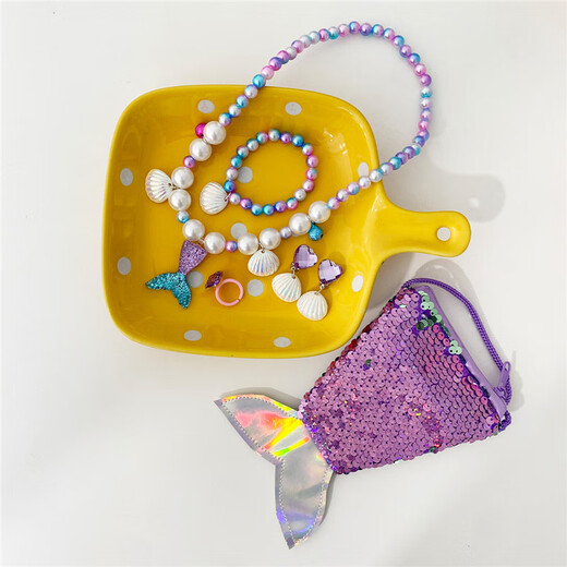 Chimera (CHIMERA) 6-piece mermaid jewelry set decorations for children, daughters, birthday gifts, birthday gifts for girls