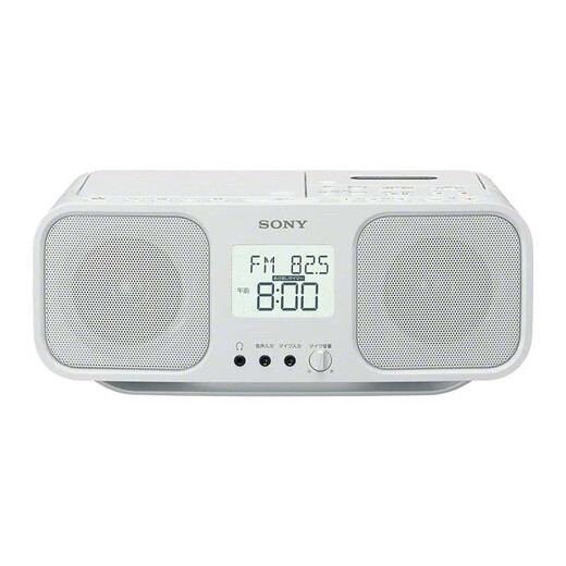 Sony Direct Mail from Japan CFD-S401 Radio Tape Player CD Player Alarm Clock All-in-one Requires Transformer, Need to Take Out the Battery for Plug-In Use CFD-S401 W White