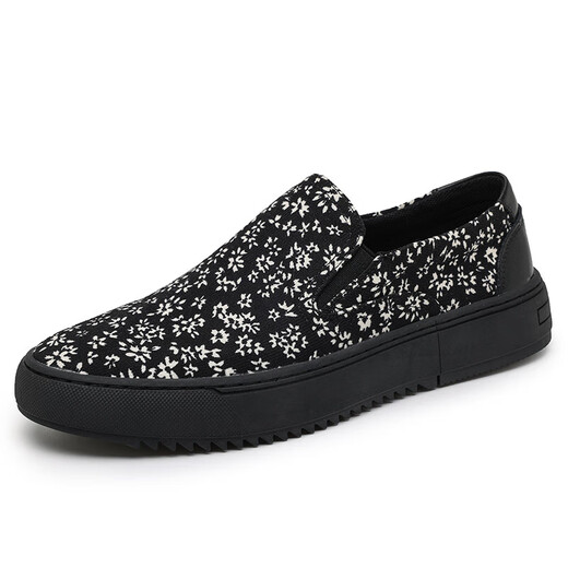 Dick Lane Dick Renne Marke Leinwandschuhe Herren 2025 Sommer Neue faule Schuhe atmungsaktive Slebende Herren alte Peking -Stoffschuhe Freizeitbrettschuhe Schwarz 40