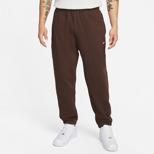 耐克（NIKE）针织长裤男款2025春季新款休闲时尚加绒束脚运动裤DX1365 DX1365-237 L