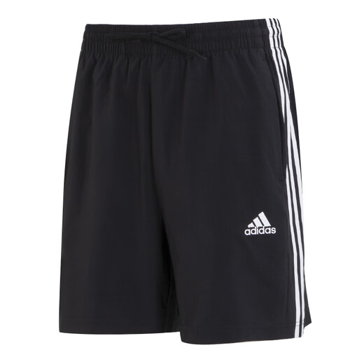 Adidas Shorts Herrenhosen 25 Sommer neue Sporthosen Laufzeiten Hose Schnelltrockne atmungsaktives, lässiges und modisches Fünf-Punkte-Hosen IC1484/Schwarz/Maschen-Futter/Mode Drei-Streifen M 175/82, empfohlenes Gewicht 130-150jin [Jin gleich 0,5 kg]