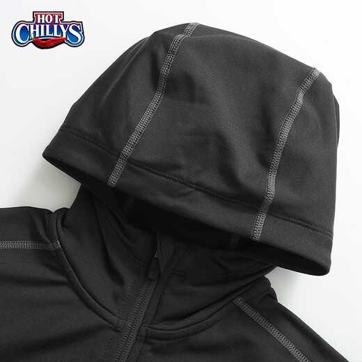 
HOTCHILLYS Red Chili Functional Lingerie Women's 8K Fur Hair Hooded Sports Wound Top HCA9742 HCA9742 Black L