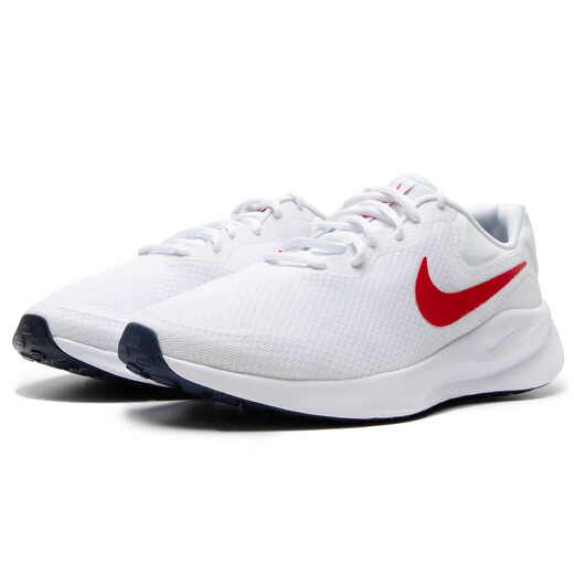 
Nike (NIKE) men's shoes summer sneakers REVOLUTI 7 mesh breathable lightweight running shoes fashion casual shoes da1105-006/quest 4/black and white breathable 39