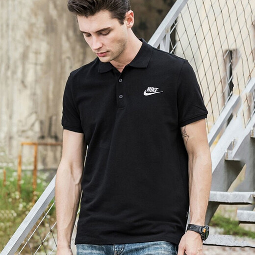 耐克（NIKE）短袖男 25夏季新款运动服休闲跑步健身训练服宽松T恤网球POLO衫 FN3895-010/偏大一码 XL