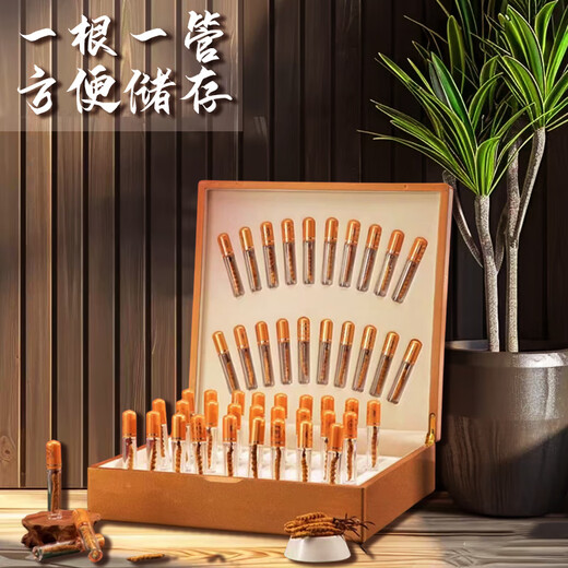 (正品虫草）高海拔藏区冬虫夏草多种规格高档礼盒装送人送礼 3根/克  33.3克100根(店内爆款)