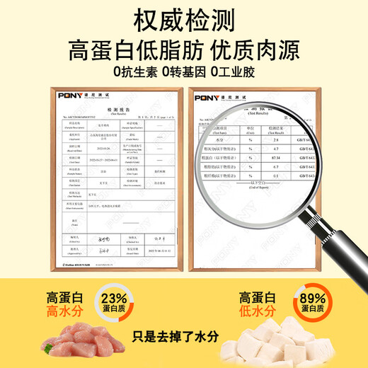 Petite gushi Gushi Plellets de poulet lyophilisé poulet pour animaux
