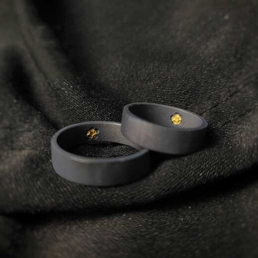 Qina Luoluo's Secret Love Ring Men's Trendy Fashion Couple Ring Women's Long Distance Relationship Simple Student Sends Friends Chinese Valentine's Day Gift One Men's Style