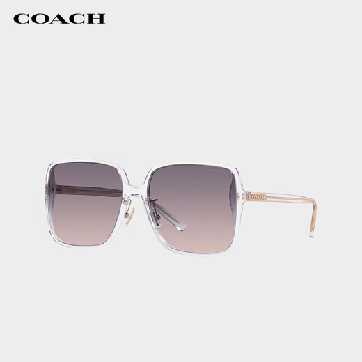 COACH【官方正品】眼镜太阳镜墨镜方形金属镜框女款0HC8368D51113661