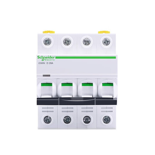 施耐德（Schneider）IC65N空气开关4P动力D型断路器10A16A20A25A40A63A IC65N 4P D10A