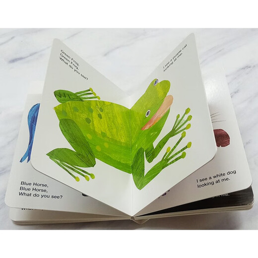 英文原版 Brown Bear Brown Bear What Do you see 棕熊你看到了什么 棕色的熊 Eric Carle 艾瑞卡尔 撕不烂纸板书 认知绘本