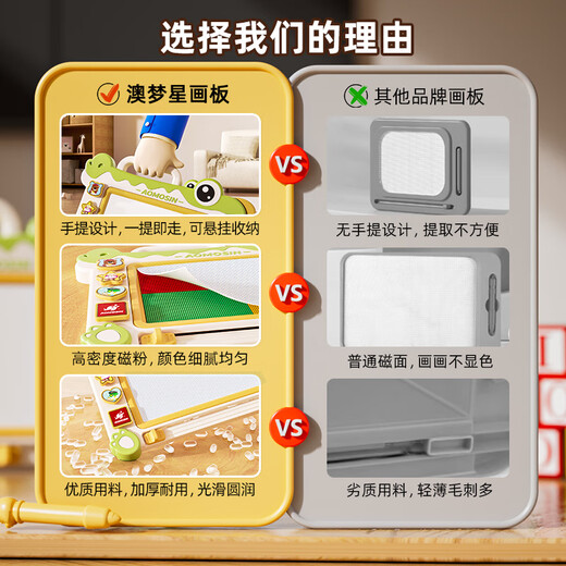 Aomengxing Детская игрушка-доска для рисования Очень большая магнитная доска для граффити для мальчиков и девочек 1-2-3 лет Подарок на день защиты детей Большая базовая зеленая доска для рисования с маленьким крокодилом