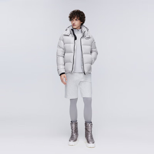 Bosideng off-season winter puff down jacket goose down jacket for men and women the same short style take off hat new national standard 90 velvet jacket