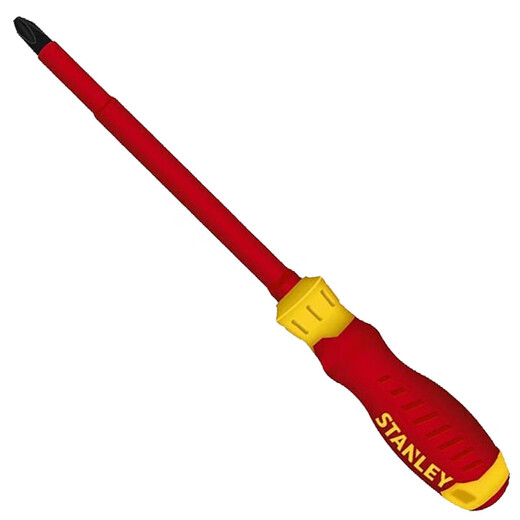 Stanley (STANLEY) insulated screwdriver, electrician's special cross-blade screwdriver, industrial-grade high-voltage screwdriver repair tool, cross #2x100mm STMT60170-23