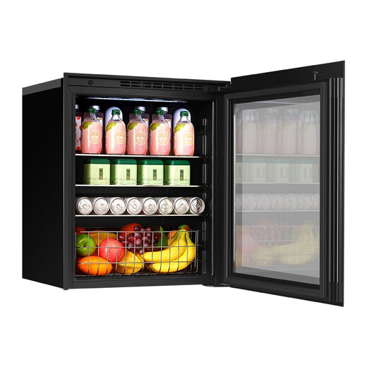PULADI Seamless Embedded Red Wine Cabinet Constant Temperature Wine Cabinet Embedded Hidden Compressor Wine Tea Refrigerator Touch Open Door Touch Open Door BM-100T Single Temperature Ice Bar 95L