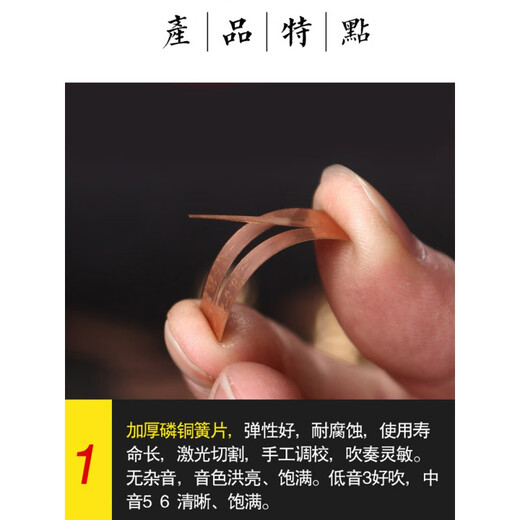 ONEVAN巴乌乐器竖吹成人演奏小学生初学入门大音量G/F 单管乐器 竖吹G+防摔硬盒+中国结