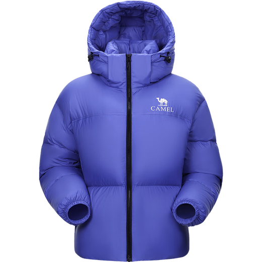 Veste de cale chameau 660 Veste vers le bas pour les femmes Jacket à capuche à capuche épaissie de vent et à contre-vent pour femmes 724CA6B601, bleu électrique, femmes S