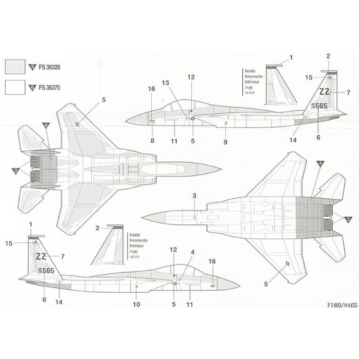 Modelo importado del regalo de adornos de imitación del bombardeo de aviones de EE. UU. Reunió el ejército 1/144 McDonald F-15 Eagle Fighter 12609