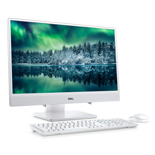 Dell (DELL) Inspiron AIO3480 Intel Core i5 23.8-inch IPS narrow frame all-in-one desktop computer (i5-8265U8G256G1T2G independent display) white