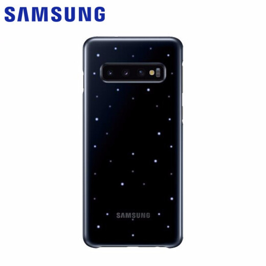 Samsung (SAMSUNG) Galaxy S10+ smart LED protective cover original mobile phone case S10+ smart LED protective cover black