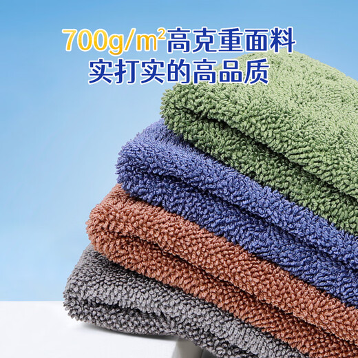 Huizhao microfiber absorbent towel 40*24cm*4 floor mop clip rag replacement not easy to shed and traceless watermark
