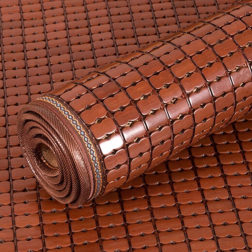 Murata Inago Sofa Cooling Mat Summer Mahjong Mat Sofa Cushion Mahjong Mat Bamboo Mat Anti-slip Pad Carbonized Color (Beef tendon + anti-slip bottom) 45x45cm