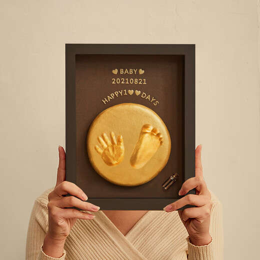 Mu Chen Shiguang Baby Vollmond Hand und Fußabdrücke Einjährige Hand und Fußabdrücke Souvenir Baby 100-Tage-Hand- und Fußabdrücke Neugeborene Hand und Fußabdrücke 12-Zoll-Schlangenjahr Typ 丨 Vor 8 Monaten erhältlich