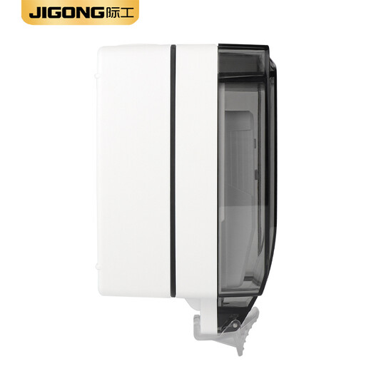 JIGO Intelligent Toilet Waterproof Socket Bathroom Toilet Leakage Protection Plug Exposed and Concealed Outdoor Splash-proof Box 10A (Exposed) Smart Toilet Socket