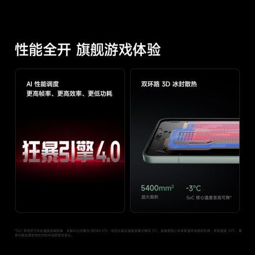 小米现货销售 REDMI K80 国家补贴 第三代骁龙 8 6550mAh大电池 玄夜黑 12GB+256GB 红米5G至尊手机
