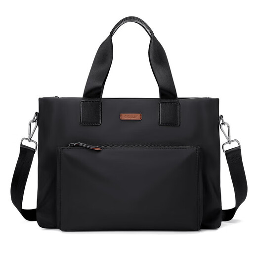 Golf GOLF business briefcase men's large-capacity handbag men's 15-inch laptop bag lightweight casual shoulder crossbody bag horizontal briefcase 5I768317J black