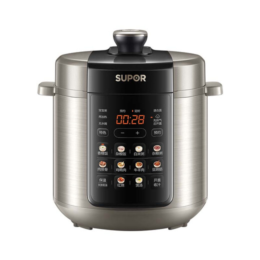 Série de soupe profonde Série électrique Cuideur à pression 5l Ménage Smart 0-revêtu en gras à grand écran tactile Smart Reservation à double coideur à riz cuiseur portable 5L SY-50YCL5012