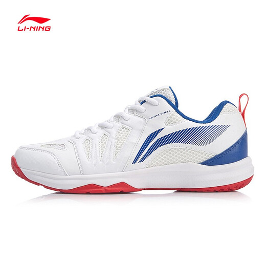 Li Ning Badminton Shoes Men's Sports Running Shoes Shock Absorbing Anti-Slip New Winter Shoes Casual Shoes Standard White/Aquamarine 40