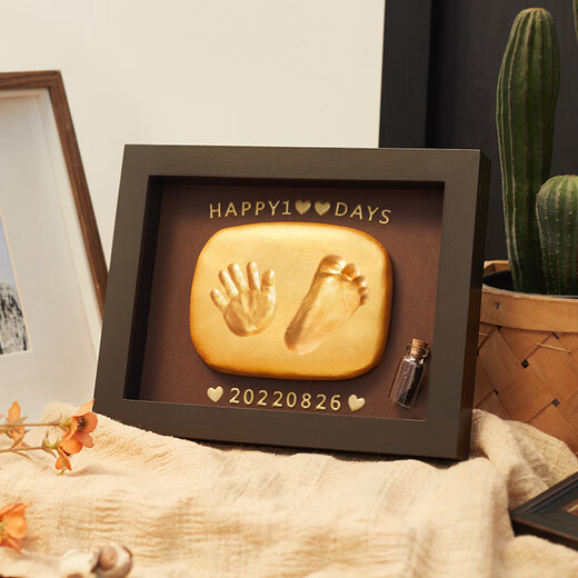 Mu Chen Shiguang Baby Vollmond Hand und Fußabdrücke Einjährige Hand und Fußabdrücke Souvenir Baby 100-Tage-Hand- und Fußabdrücke Neugeborene Hand und Fußabdrücke 12-Zoll-Schlangenjahr Typ 丨 Vor 8 Monaten erhältlich