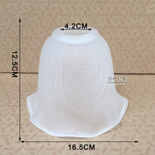 Temphe à lampe à lampe en verre givré