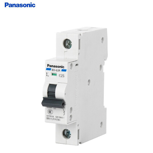 松下 断路器家用短路保护空气开关单进单出双进双出小型保护器 1P 16A