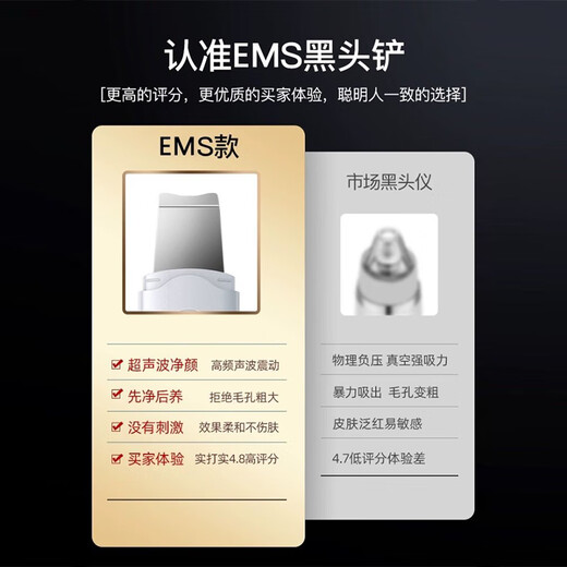 Raspador ultrasónico de piel SULLIMN, raspador de puntos negros, removedor de puntos negros, instrumento de limpieza para acné y puntos negros, instrumento de belleza facial, limpiador de poros, salón de belleza en el hogar, regalo de cumpleaños para novia, raspador ultrasónico de puntos negros - 4 modos - Microcorriente EMS - Exportación de iontoforesis