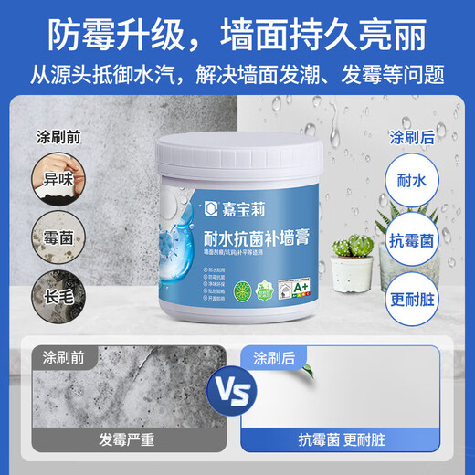 Carbaoli wall repair paste anti-mildew and antibacterial wall repair paste white wall decontamination repair putty powder paste wall peeling waterproof 1kg