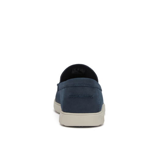 Clarks Qile gentle series men's shoes new one-foot loafer shoes beanie shoes commuting 100 navy blue 261781837 41