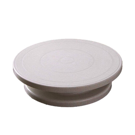 Master Chef Cake Turntable Decorating Table Baking Decorating Tools Complete Set of Plastic Wheat Straw Turntable Birthday Cake Decorating Table Turntable Single Straw Color Anti-Slip Turntable
