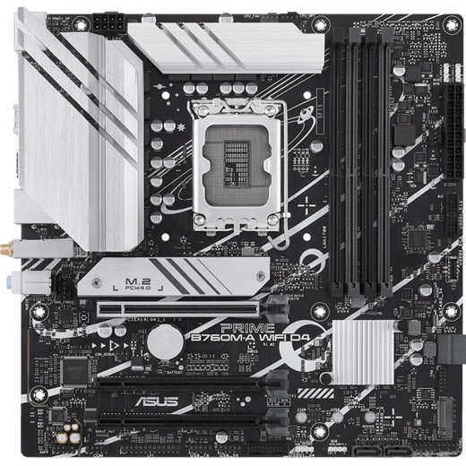 华硕（ASUS）H610/B760 CPU主板套装12代 12490F/12600KF/12100FC B760M-A Wi-Fi DDR4 i5-12600KF散片（质保三年）