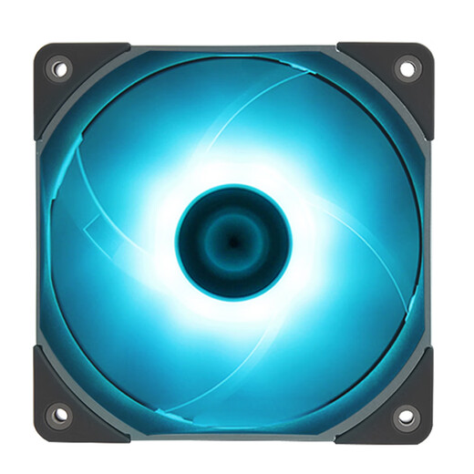 利民Thermalright TL-C12015L 12v RGB 7色风扇薄款风扇12cm散热风扇  TL-C12015L【两只装+4针1分3线】
