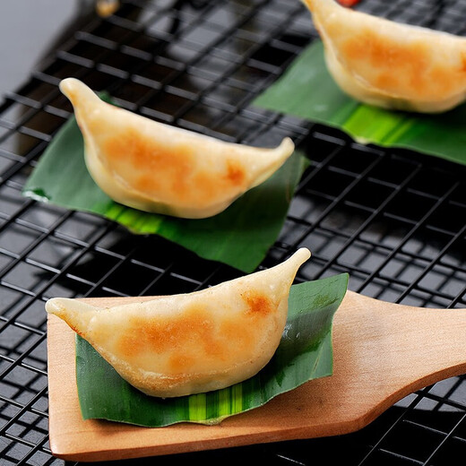 千味央厨 玉米猪肉蒸煎饺1kg*2袋/100只 早餐食品半成品 锅贴水饺速冻饺子